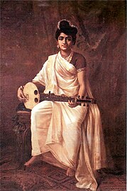 Dame du Malabar, par Ravi Varmâ (1848-1906).