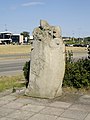 Sandsteinskulptur Stadthalle Rostock