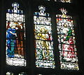 The Salutation with two martyrs, St George and St Lawrence to the right