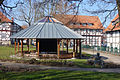 Gradierpavillon im Rosengarten