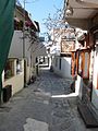 Typische Nebenstraße in Skiathos