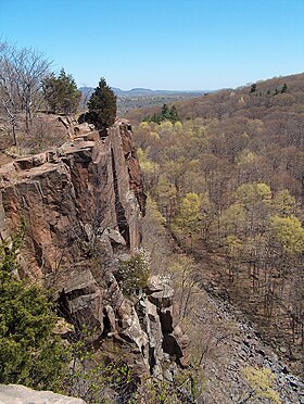 Vue depuis le Sleeping Giant.