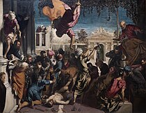 Tintoretto Miracle of the Slave, 415 × 541 cm