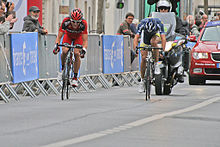 Van Avermaet and Marcato, in the winning break
