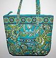 Paisley handbag associated with the preppy look