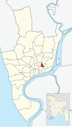 Location of Dewan Bazar