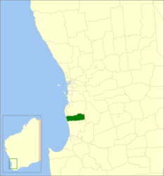 Contea di Waroona – Mappa