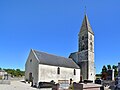 L'église Saint-Pierre. Vue sud-ouest.