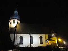 Église luthérienne de Sessenheim, en face de l'auberge