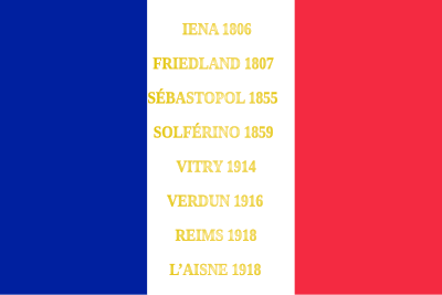 drapeau du 100e régiment d'infanterie de ligne