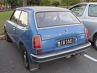 1972-1978 export 3-door model with rear hatch opening above the license plate.