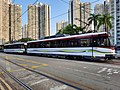 CRRC Nanjing Puzhen Phase V LRV cab car 1133 and trailer 1211