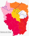 Arrondissements entre 1943 et 1962.