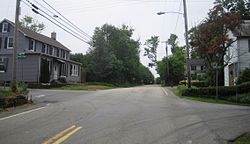 Looking south along CR 519 in Barbertown