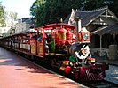 Train on the Disneyland Railroad