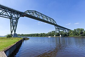 75. Platz: Hoch2wo Neu! mit Eisenbahnbrücke Hochdonn, Nord-Ostsee-Kanal