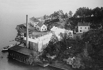 Essinge Ångtvätt, 1930.