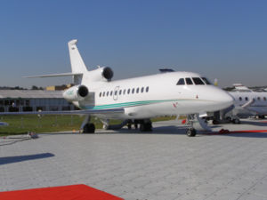 Falcon 900EX auf der Farnborough International Airshow