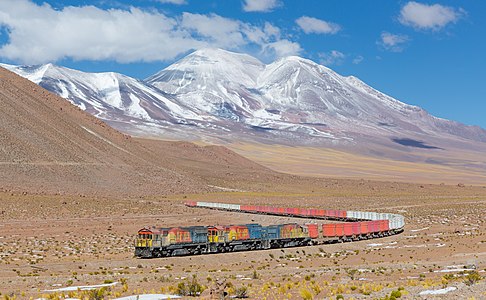 Ferrocarril de Antofagasta a Bolivia train, by Kabelleger