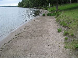 Sandstranden.