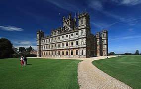 Highclere Castle, Hampshire (Downton Abbey, interior and exterior)
