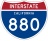 Interstate 880 marker