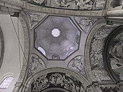 Cúpula interior, bajo el cimborrio