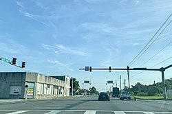 Lawtey, Florida along US 301, August 2020