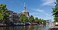 Leiden, church (de Marekerk) with bridge (de Marebrug)