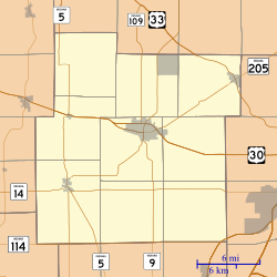 Laud is located in Whitley County, Indiana