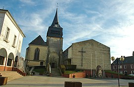 The church in Londinières