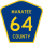 County Road 64 marker