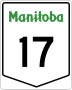 Provincial Trunk Highway 17 marker