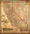 Image 35Map of the States of California and Nevada by SB Linton, 1876 (from History of Nevada)