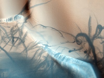 Dust devil, by NASA