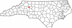 Location of Williamsburgh, North Carolina