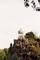 Vue sur le temple de la Sibylle, sur l'île.