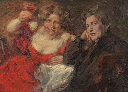 Ferruccio Busoni and His Wife