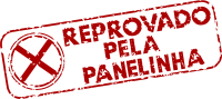 Mensagem de reprovação da Panelinha