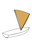 New Zealand V-shaped square sail