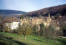 Romainmôtier village