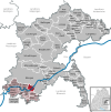 Lage der Gemeinde Rottenacker im Alb-Donau-Kreis