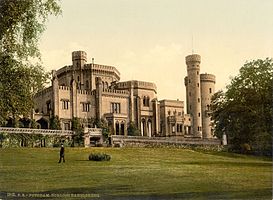 Palača Babelsberg u Berlinu oko 1900.