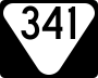 State Route 341 marker