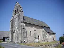 The church in Sainte-Marie-Lapanouze