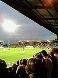 Photographie d'un stade de football.