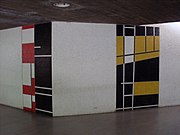 Untitled mural (wall 1), 1956, Taller Galia entrance