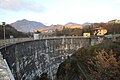 Die Staumauer des Lago di Villa