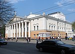 Sadovskyjs dramatiska teater i centrala Vinnytsia.