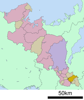 和束町位置図